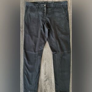 GAP Women's Dark Charcoal Gray Cargo Khaki Super Skinny Pants | Size 14R